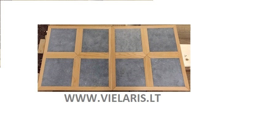 Panel with belgium blue stone