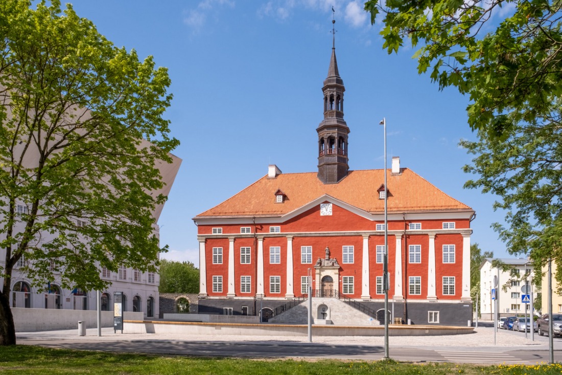 Narva Town Hall in Estonia